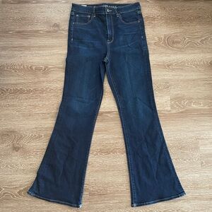 American Eagle Outfitters Highest Rise Super Stretch Flare Jeans 10